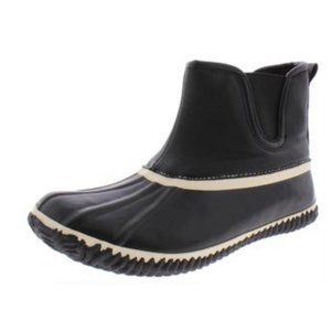 Style & Co Heidie Cold-Weather Duck Boots Black Size 8M